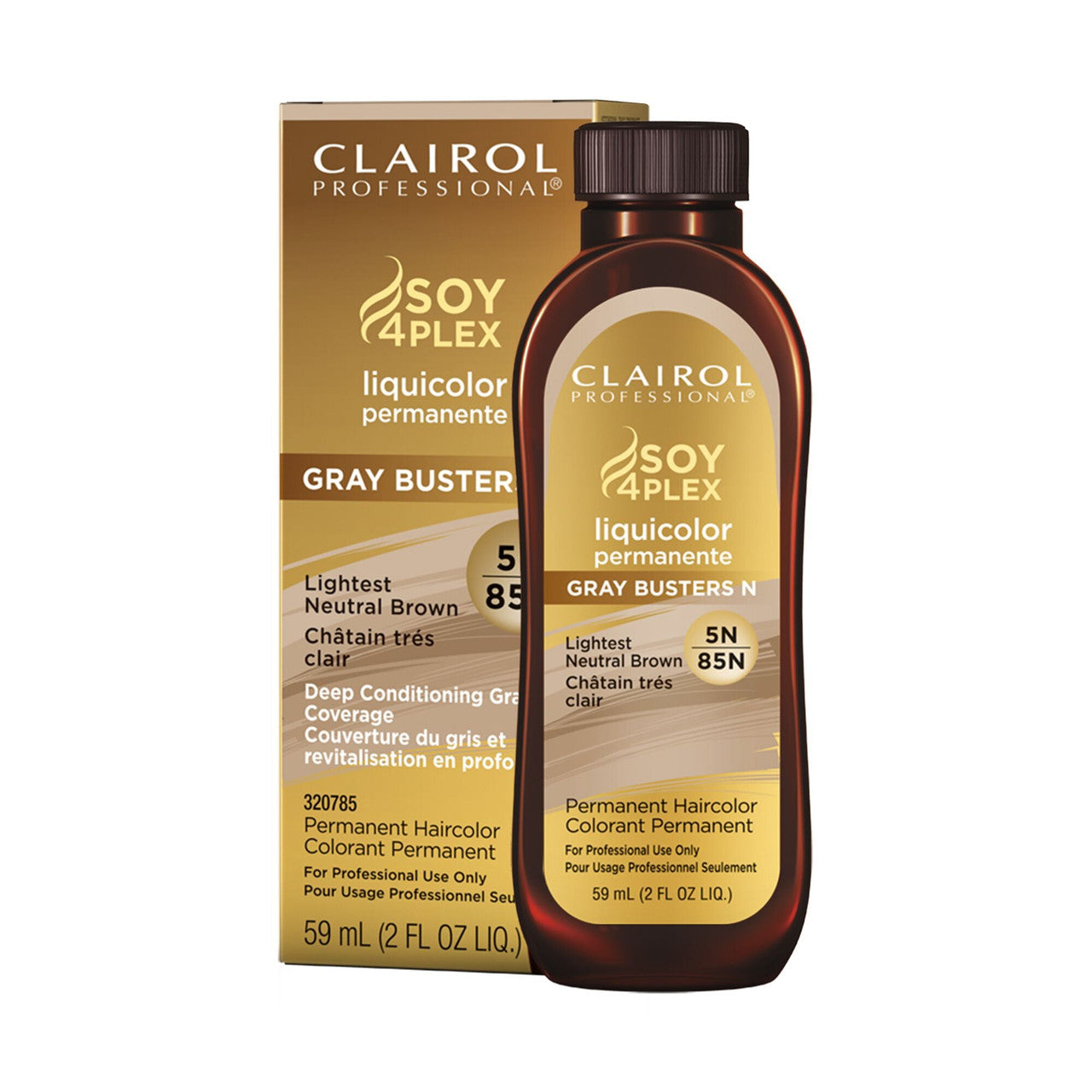 Clairol Professional Liquicolor Permanent 5N/85N Lightest Neutral Brown, 2 Oz